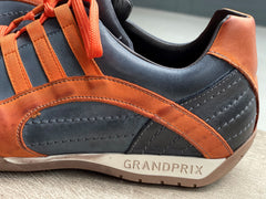 Men's GrandPrix Sneaker in Monza 2.0 (Navy and Orange)