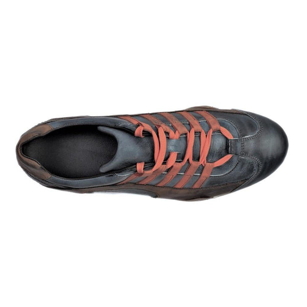 Men's GrandPrix Sneaker in Monza Indigo (Navy and Orange) - GrandPrix Originals USA