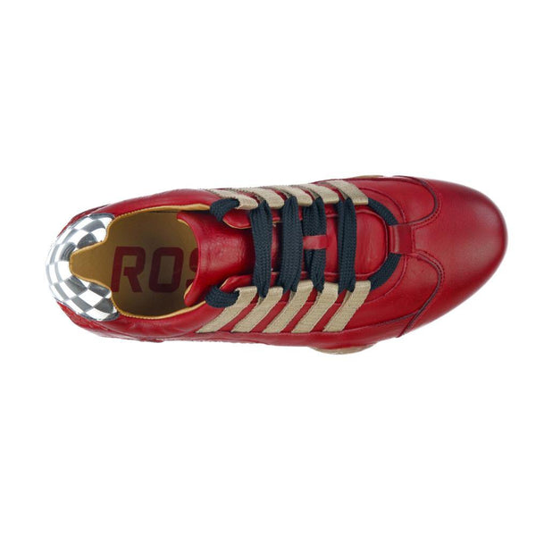 Women's Racing Sneaker in Corsa Rosso (Red and Sand) - GrandPrix Originals USA