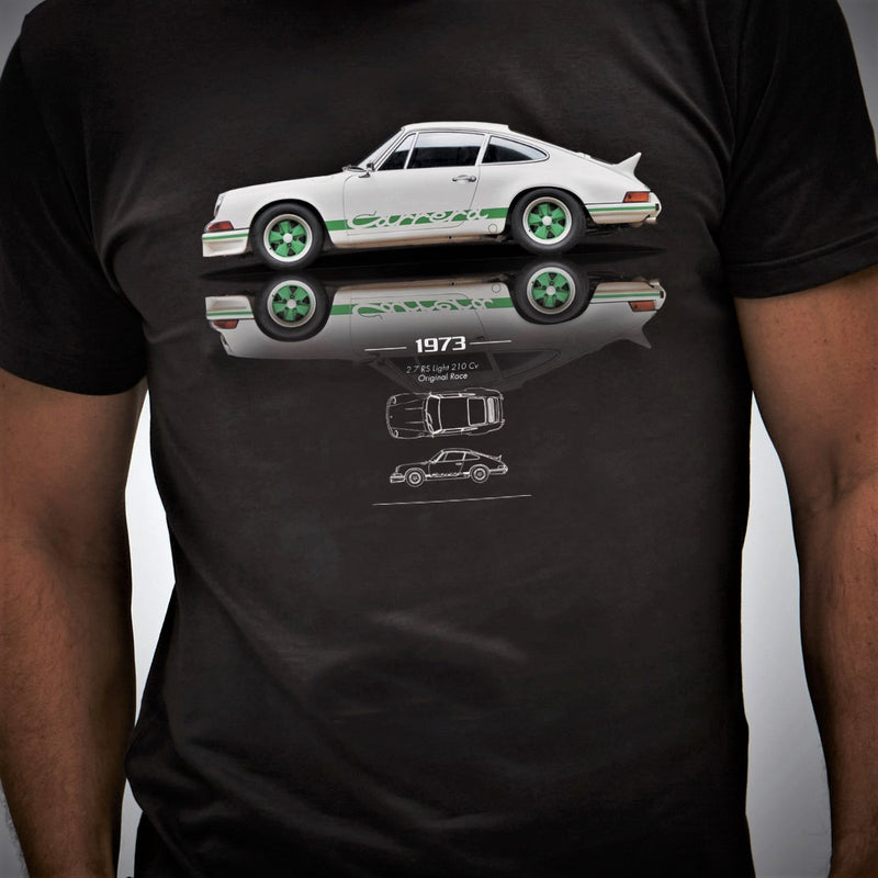 Porsche 2.7 RS T-Shirt in Grey Iron (Slim Cut)