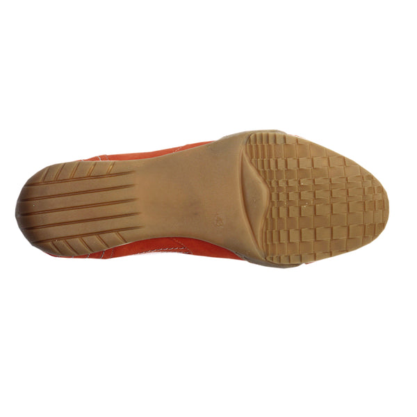 Men's Racing Sneaker in Vintage Orange (Orange and Sand)