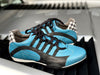 Men's Racing Sneaker in Miami Blue (Bright Blue and Black)